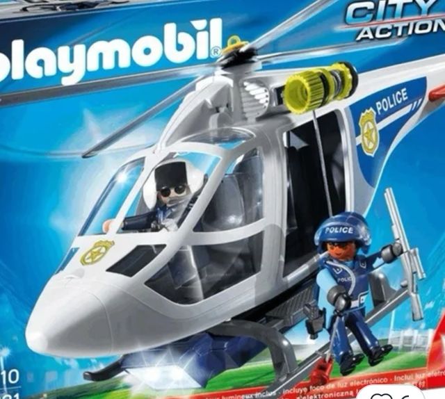 Helicóptero de Policía Playmobil City Action