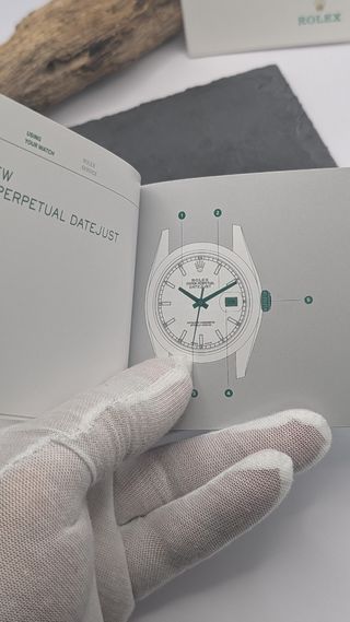Folleto manual original de la Rolex Oyster Perpetual