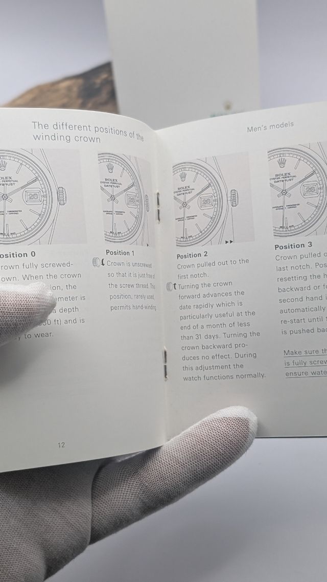 Libretto Manuale Originale Rolex Datejust