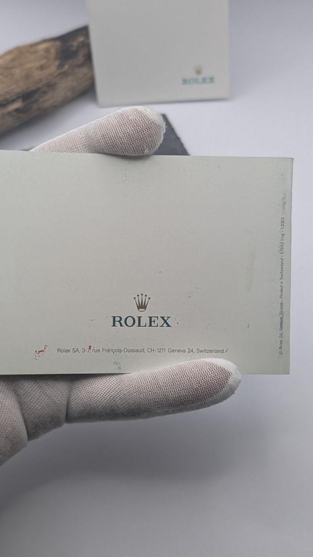 Libretto Manuale Originale Rolex Oyster