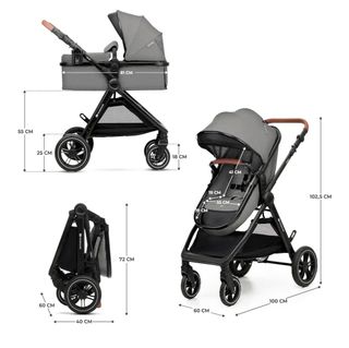 Carrito Kinderkraft Esme Gris
