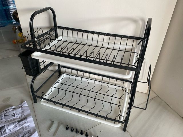 Escurridor de platos 2 niveles + regalo