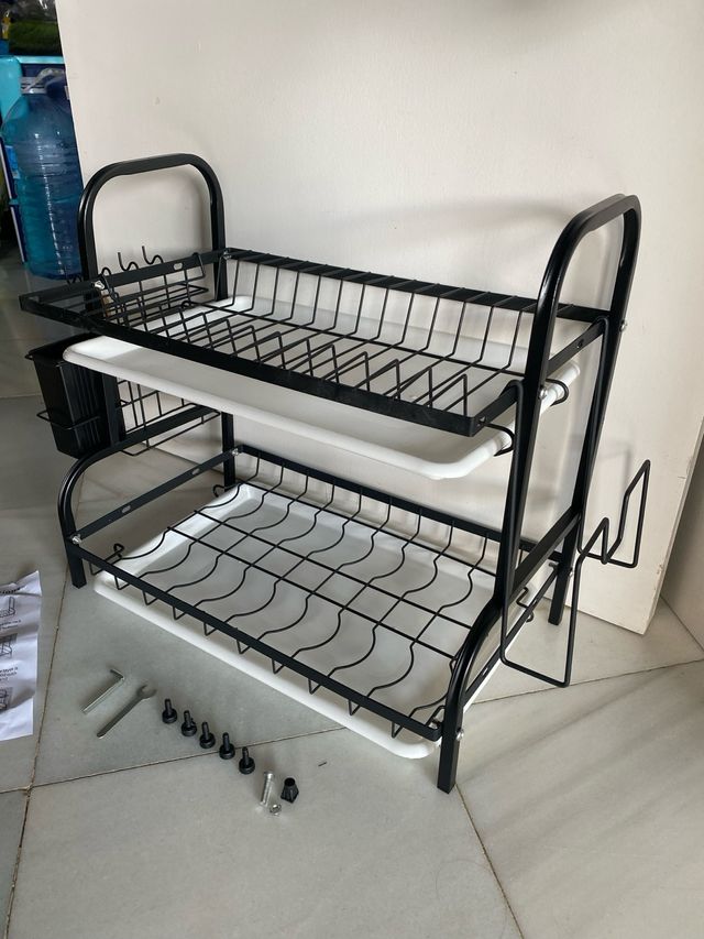 Escurridor de platos 2 niveles + regalo