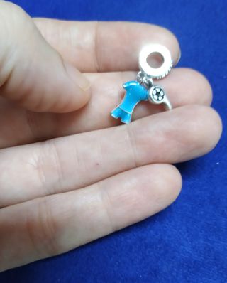 Charm Árbitro Fútbol Pulsera Pandora collar Plata 