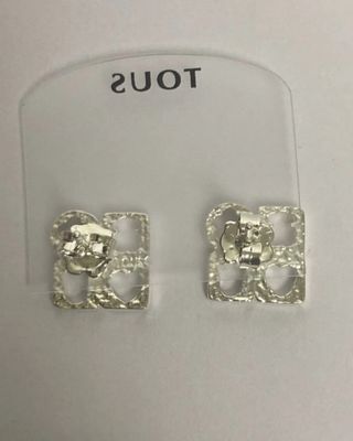 Pendientes Tous Plata Cuadrados Vicking