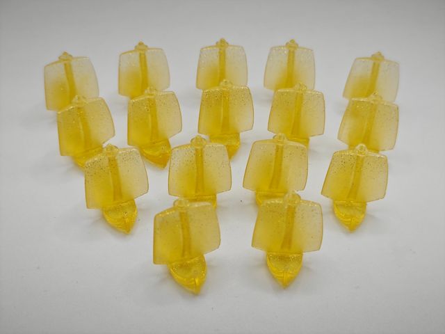 Fichas Catan Navegantes con purpurina 