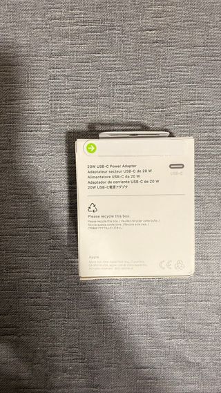 Adaptador Corrente Apple USB-C 20W