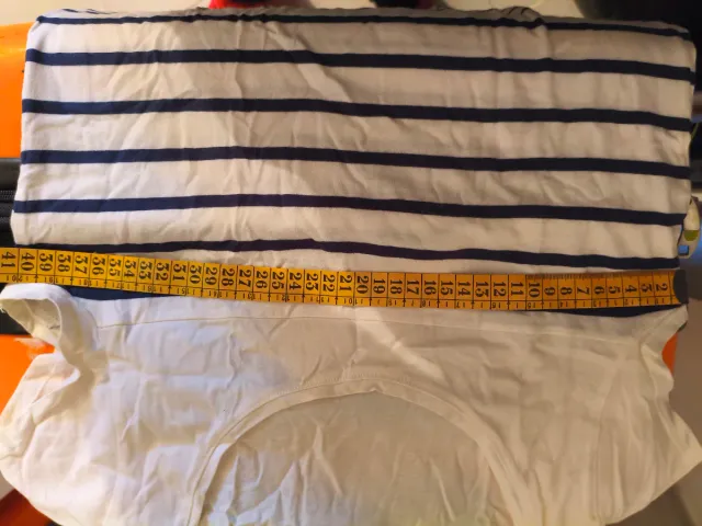 Camiseta manga corta mujer rayas