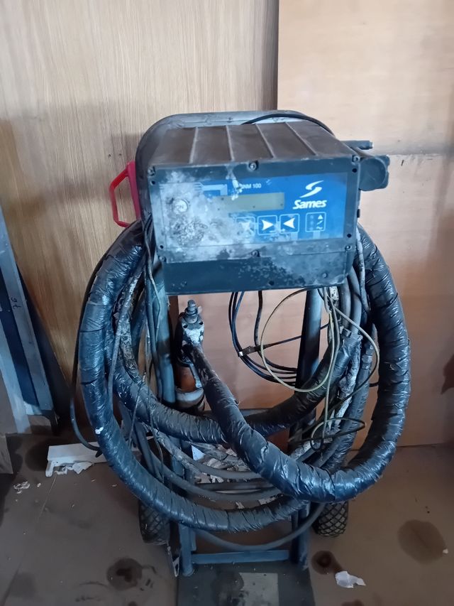 Pistola Electrostática Sames con bomba neumática 