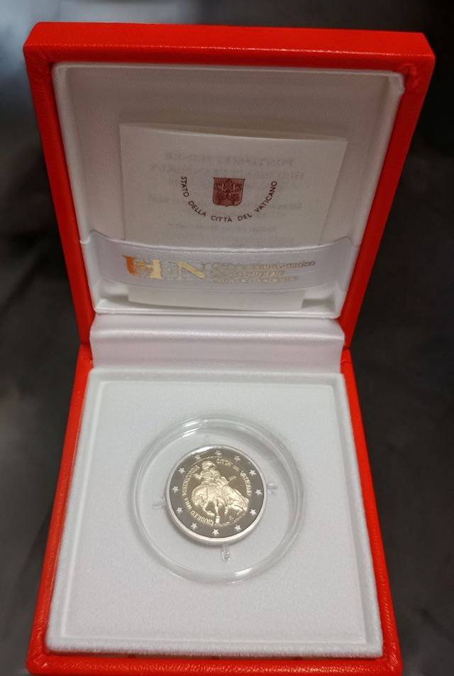 Moneda 2€ proof Vaticano 2016 Jubileo Misericordia