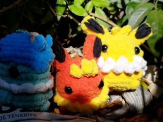 Llaveros Pokémon Crochet Hechos a Mano