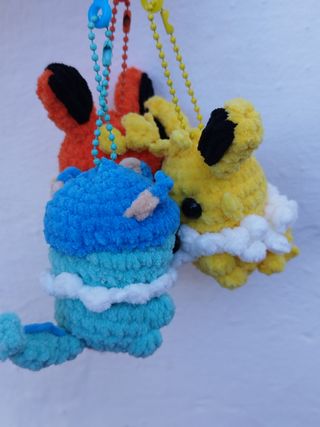 Llaveros Pokémon Crochet Hechos a Mano