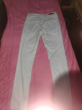 Pantalón Zara Blanco talla 38