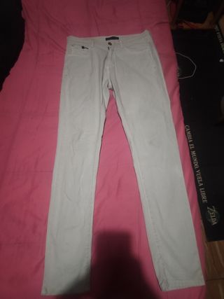 Pantalón Zara Blanco talla 38