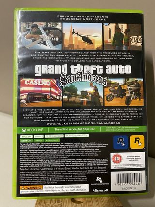 GTA San Andreas XBOX 360 Classics