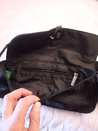 Borsetta Benetton Tessuto Nero