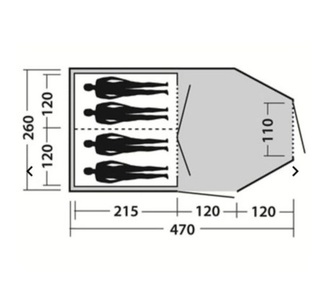 Tienda campaña Easy Camp Huntsville 400