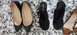 Lote de zapatos y botas variados