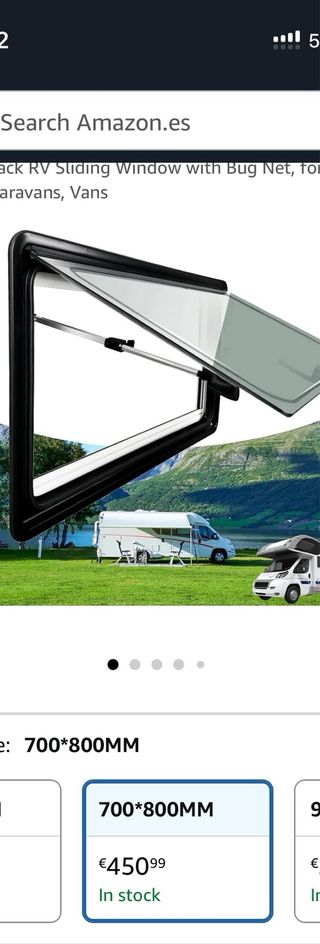 Ventana para camper o caravanas 
