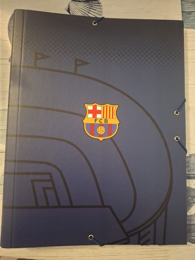 Carpeta con separadores F.C. Barcelona