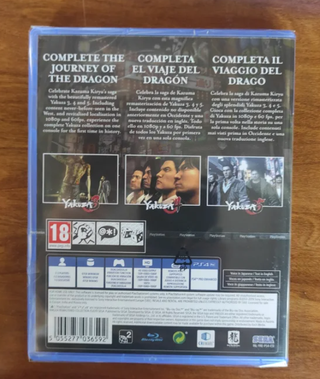 Yakuza Remastered Collection PS4 Precintado Españo