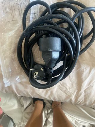 Cable alargador 2m Negro