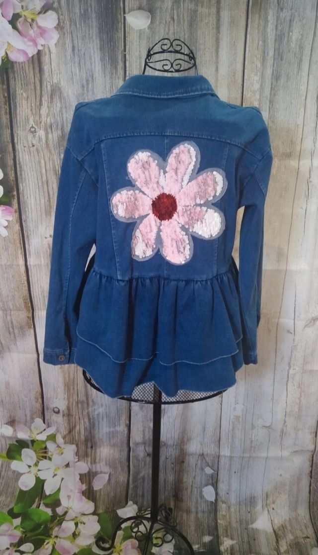 Chaqueta vaquera asimétrica Jot