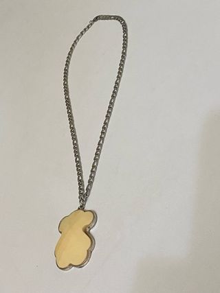 Colgante Tous Oso Dorado y Beige