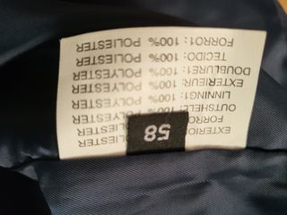 Chaleco de traje azul marino