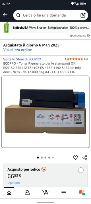 Toner Rigenerato OKI ES4132 ES5112 ES4192