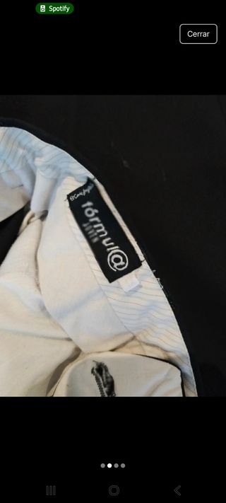 Pantalón de traje negro