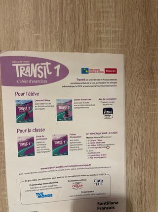 TRANSIT 1 PACK CAHIER D'EXERCICES de segunda mano por 18 EUR en