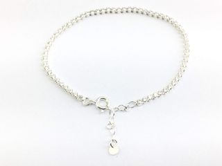pulsera plata 925mm con piedra con circonita