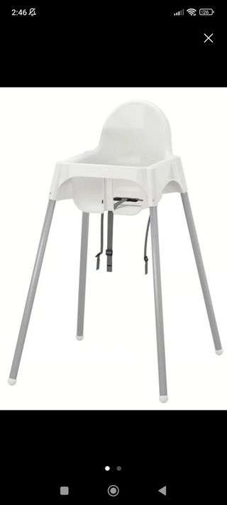 Trona IKEA blanca