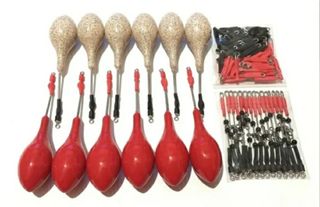✅ 12 plomos pesca surfcasting, grapas, urfes. 