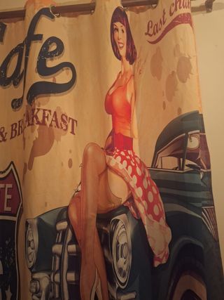 Cortinas Ruta 66 Cafe