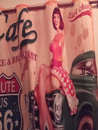 Cortinas Ruta 66 Cafe