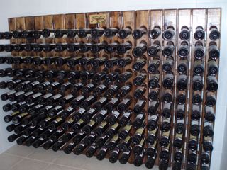 Botellero de madera para vinos