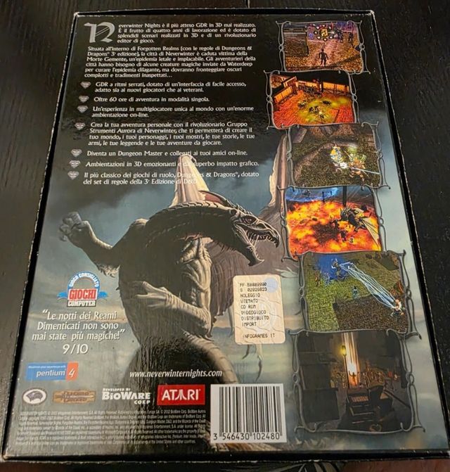 NeverWinter Nights Forgotten Realms Edizione ITALIA