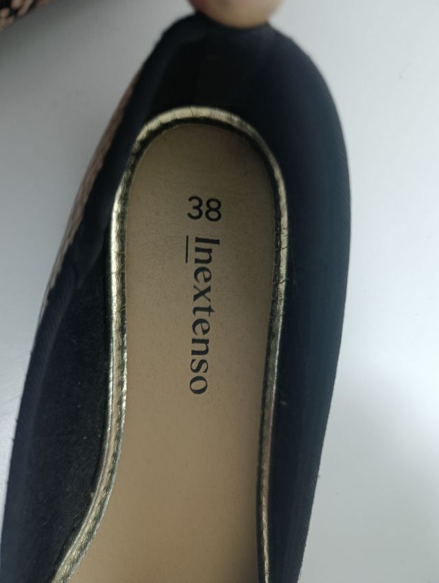 Zapatos Bailarinas Inextenso talla 38