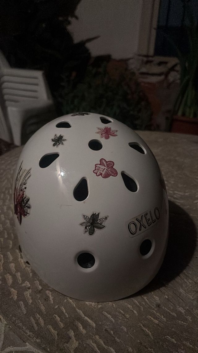 Casco de bicicleta infantil blanco