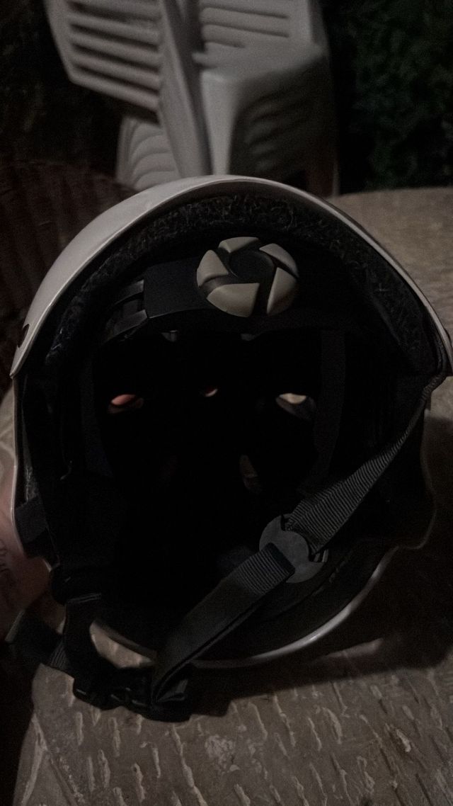 Casco de bicicleta infantil blanco