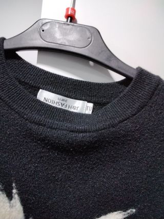 Jersey LA.MIRA con estampado de grulla