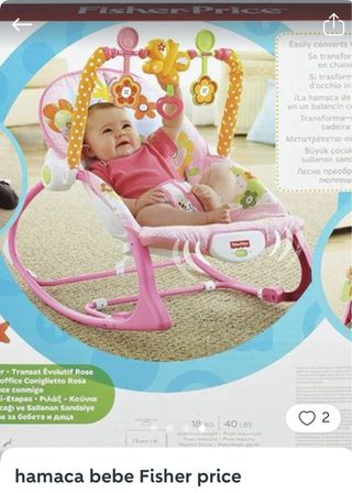 Hamaca Fisher Price para bebé