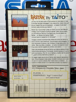 Rastan - SEGA Master System Arcade