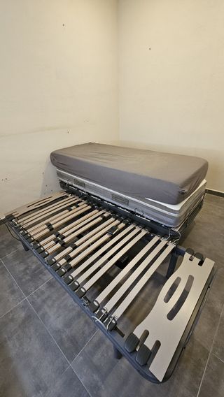 Lote 2 camas articuladas eléctricas 80×190 + mando