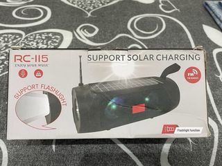 Speaker Bluetooth ricarica solare RC115 (NUOVO)