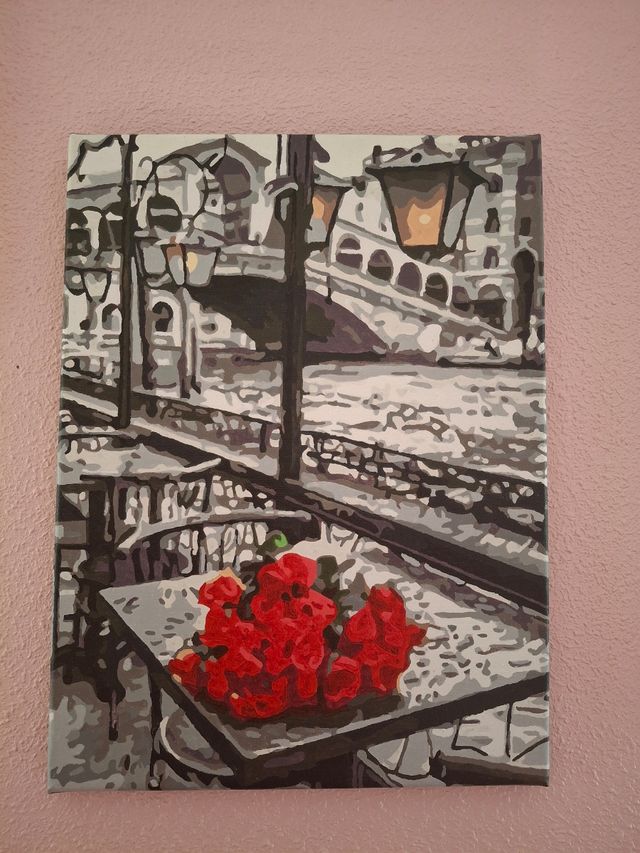 - La chica del teléfono  - Rosas junto al canal