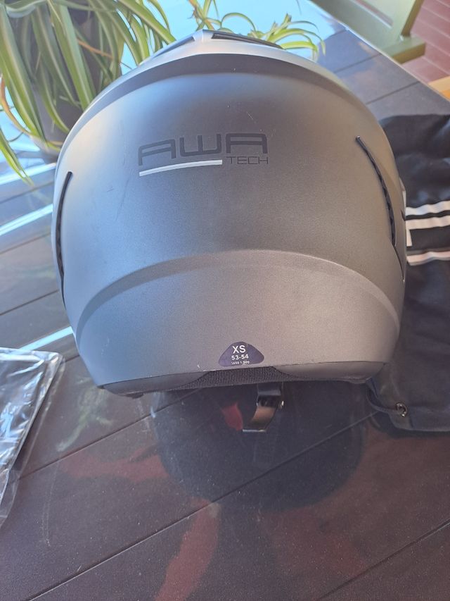 Casco Moto Nero AWA TECH