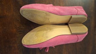 Mocassini scamosciati donna fuxia